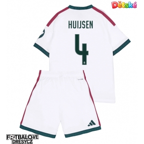 Real Madrid Dean Huijsen #4 Dětské Domácí dres komplet 2026-27 Krátký Rukáv (+ trenýrky)